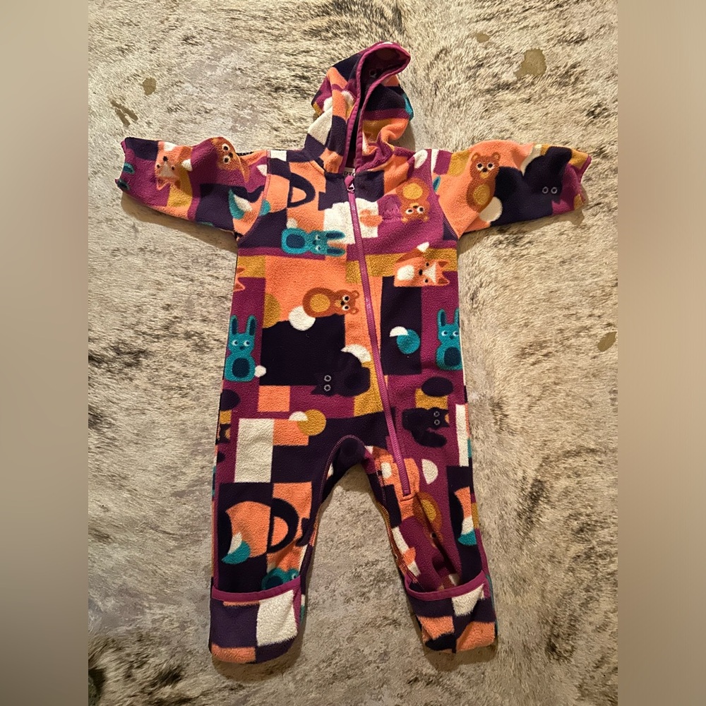 Burton fleece bunting 12-18 months